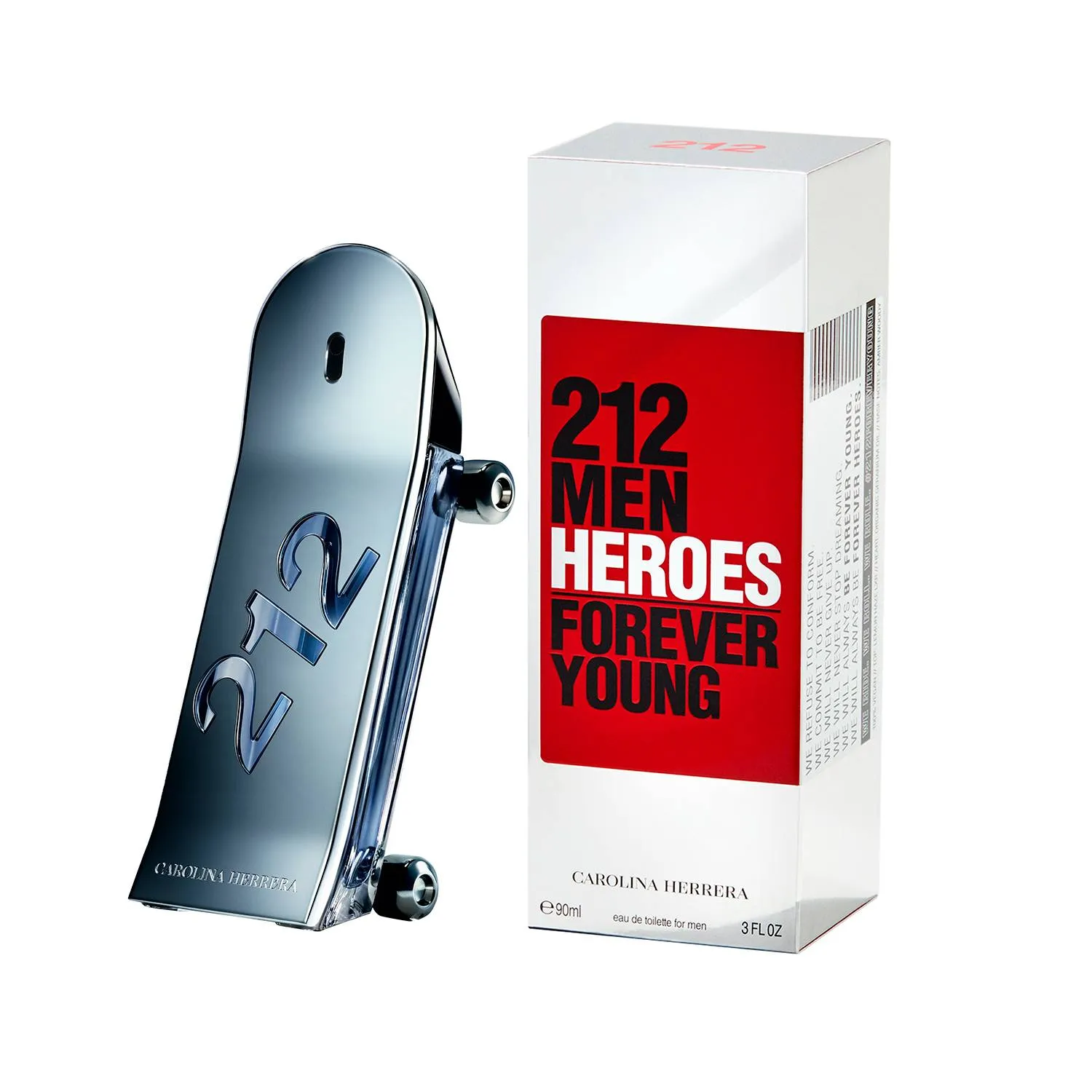 Perfume Carolina Herrera 212 Heroes Hombre 90 ml EDT